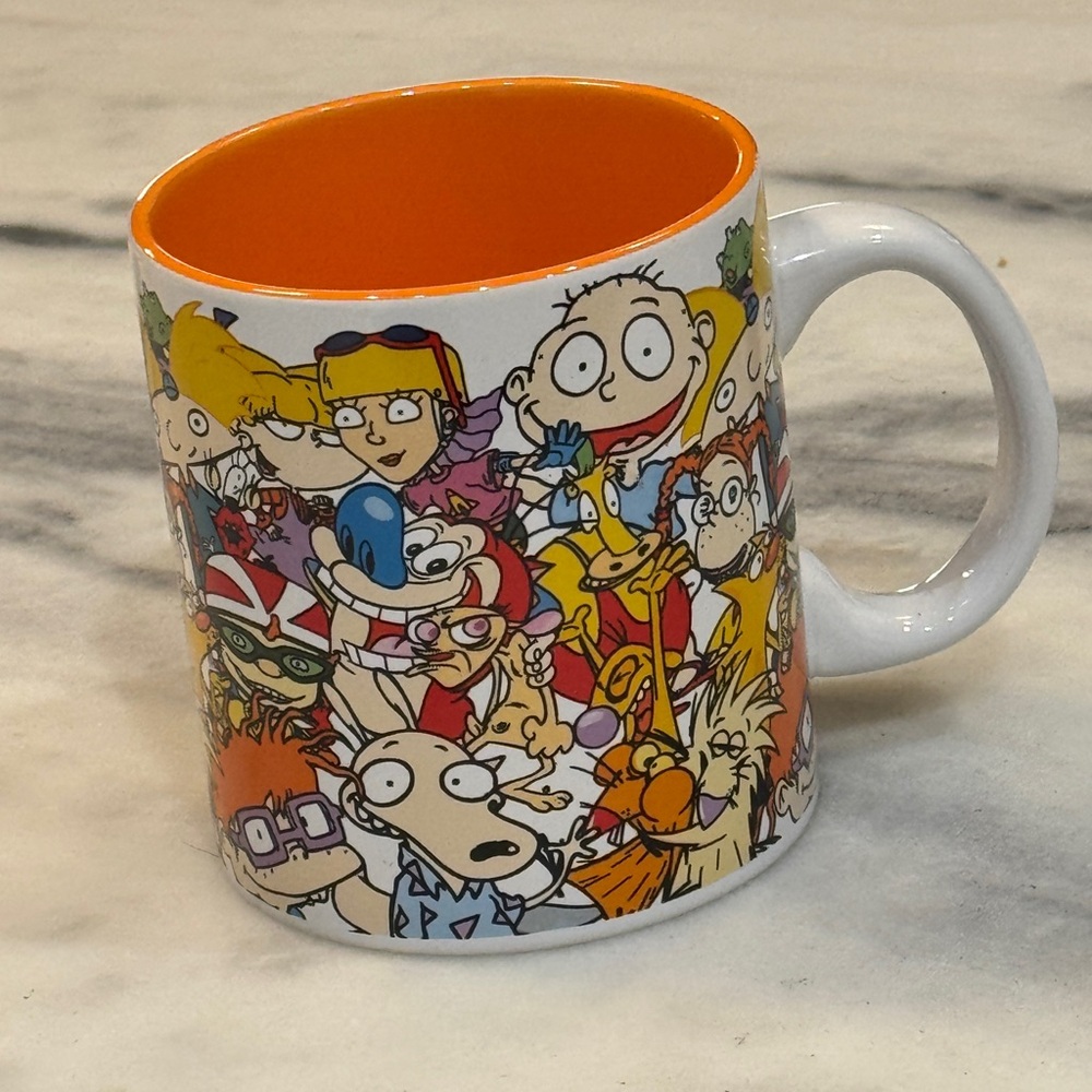 NEW Nickelodeon Mug Nicktoons Rugrats Rocket Power Hey Arnold Coffee Mug 20oz - Picture 2 of 4